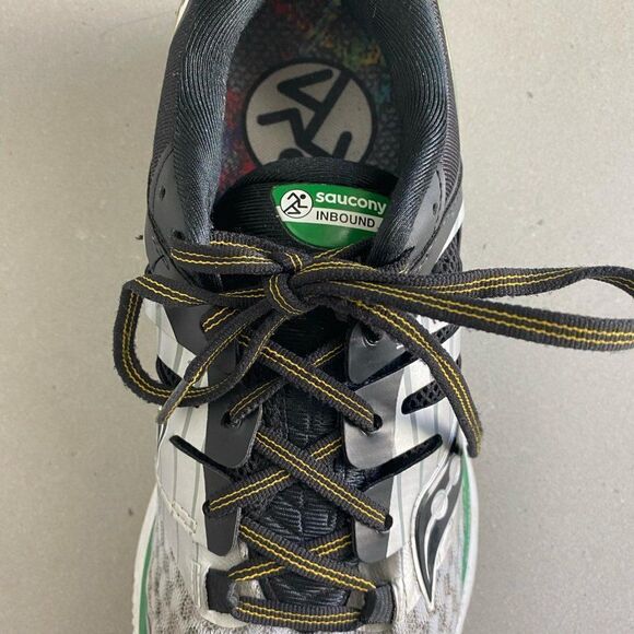 Saucony Special Edition Boston Triumph ISO 2 Green Running Shoes, Size 10.5 - Picture 9 of 11